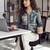  grey muslin ethnic print shirt