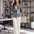  grey muslin ethnic print shirt