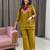olive color embroidered wrok silk blend salwar suit