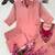pink color embroidered wrok silk blend salwar suit