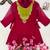 rani pink color embroidered wrok silk blend salwar suit
