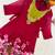 rani pink color embroidered wrok silk blend salwar suit