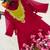 rani pink color embroidered wrok silk blend salwar suit