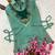 sky blue color embroidered wrok silk blend salwar suit