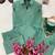 sky blue color embroidered wrok silk blend salwar suit