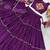 Dark Purple Heavy gamthi work Cotton Navratri Lahenga Choli Koti