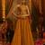 Mustard navratri special georgette top & SKIRT set