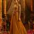 Mustard navratri special georgette top & SKIRT set
