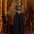 Black navratri special georgette top & palazzo set