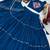 Teal Heavy gamthi work Cotton Navratri Lahenga Choli Koti