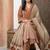 rust & beige block print cotton straight kurta set