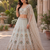  sky blue color Multi Thread and Zari Embroidered work Crystal work net Lehenga Choli set
