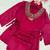 rani pink color beads and siquence work silk blend salwar suit 