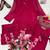 rani pink color beads and siquence work silk blend salwar suit 