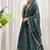 Navratri Special Bottle Green Silk Embroidered Lehenga Choli with Dupatta