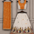 Yellow rayon cotton printed chaniya choli for navratri for kid