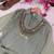 gray color beads and siquence work silk blend salwar suit 
