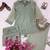 gray color beads and siquence work silk blend salwar suit 