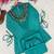 sky blue color beads and siquence work silk blend salwar suit 