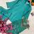 sky blue color beads and siquence work silk blend salwar suit 