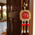 shubh labh door hanging  traditional red decorative hanging with pearl beads for home decor (pack of 2)