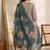 Women’s premium embroidered straight kurta set with pant & dupatta