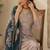 Women’s premium embroidered straight kurta set with pant & dupatta