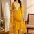 embroidered straight kurta set with pant & dupatta