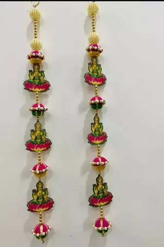 handmade decorative hanging  traditional wall hanging home temple door and home decoration (pack of 2)
