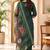 embroidered straight kurta set with pant & dupatta