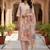 embroidered straight kurta set with pant & dupatta