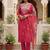 embroidered straight kurta set with pant & dupatta