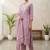 Women’s premium embroidered straight kurta set with pant & dupatta