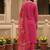 embroidered straight kurta set with pant & dupatta