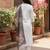 embroidered straight kurta set with pant & dupatta