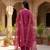 Women’s premium embroidered straight kurta set with pant & dupatta