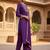 embroidered straight kurta set with pant & dupatta