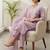Women’s premium embroidered straight kurta set with pant & dupatta