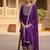 embroidered straight kurta set with pant & dupatta