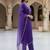 embroidered straight kurta set with pant & dupatta
