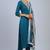 embroidered straight kurta set with pant & dupatta