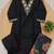 Women’s premium embroidered straight kurta set with pant & dupatta