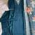 embroidered straight kurta set with pant & dupatta