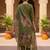embroidered straight kurta set with pant & dupatta
