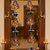 handmade lord ganesha door hanging decorative wall hanging blue pearl latkan toran for home decor (pack of 2)