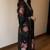 embroidered straight kurta set with pant & dupatta