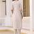 embroidered straight kurta set with pant & dupatta