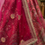 Rani Pink color Golden dabki handwork Real Mirror work Gotta Patti Embroidery lace work silk blend Lehenga Choli set  