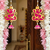 decorative lord ganesha mdf hanging with beads and traditional hanging toran for home decor (pack of 2)