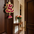 decorative lord ganesha mdf hanging with beads and traditional hanging toran for home decor (pack of 2)